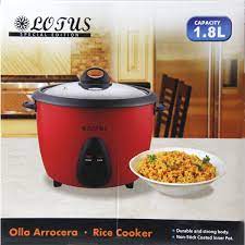 OLLA ARROCERA AUTOMATICA LOTUS 1.5L ROJA